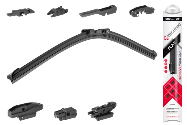 Щетка стеклоочистителя blister (flat) PROTECHNIC PRX500F
