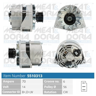 Генератор MEAT & DORIA 5510313