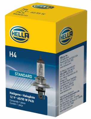 Лампа накаливания фара дальнего света standard HELLA/BEHR/PAGID 8GJ 178 555-001