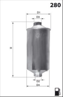 Топливный фильтр MECAFILTER ELE6109