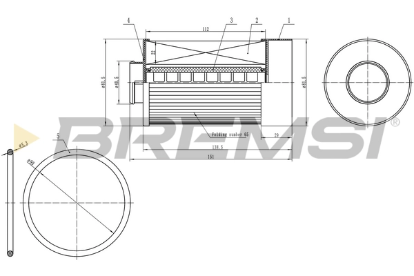 Топливный фильтр BREMSI FE0333