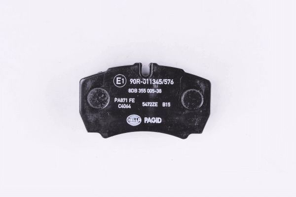Комплект тормозных колодок дисковый тормоз HELLA/BEHR/PAGID 8DB 355 005-381