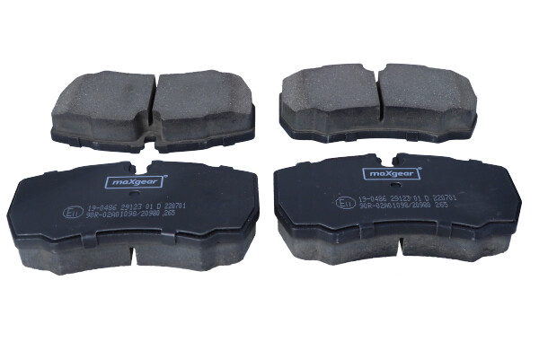 Комплект тормозных колодок дисковый тормоз MAXGEAR 19-0486