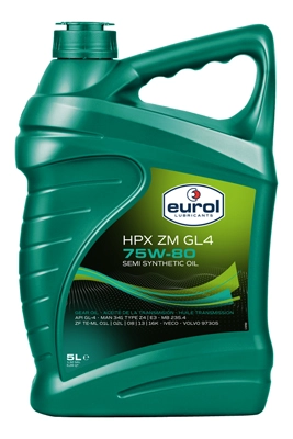 Масло механической коробки передач eurol hpx zm 75w-80 gl4 EUROL E110071-5L