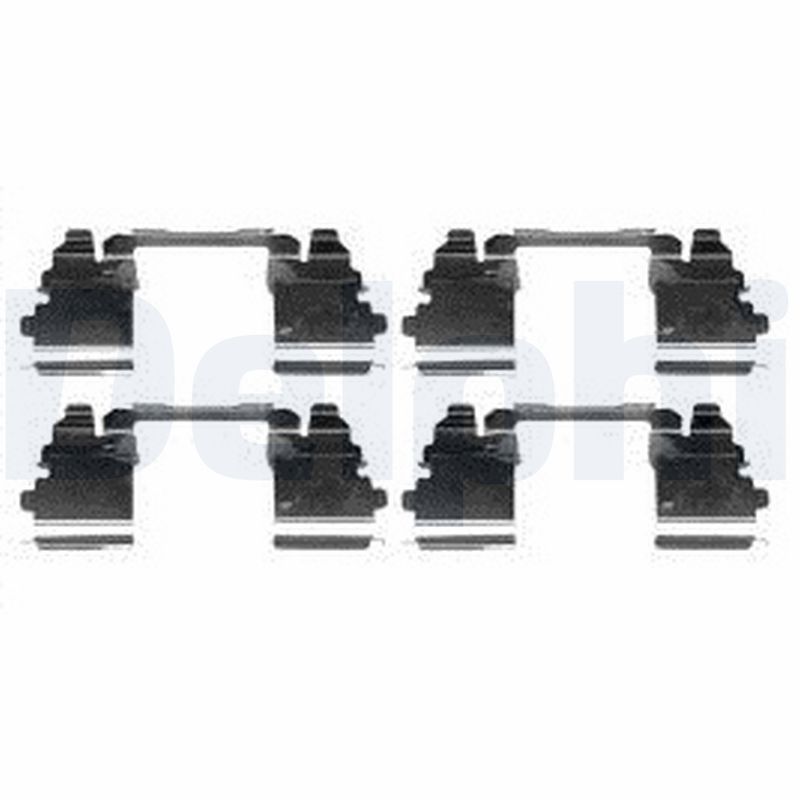 Комплектующие колодки дискового тормоза DELPHI LX0572