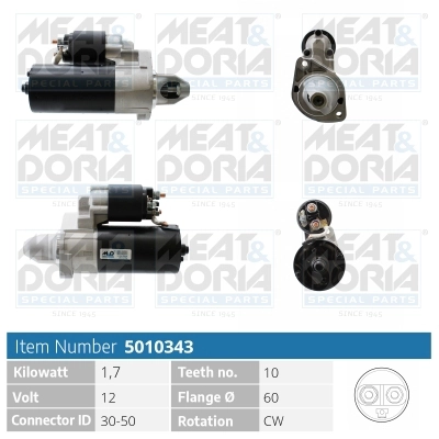 Стартер MEAT & DORIA 5010343