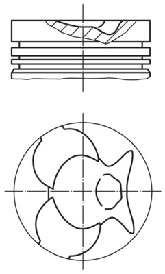 Поршень MAHLE/KNECHT 002 49 00