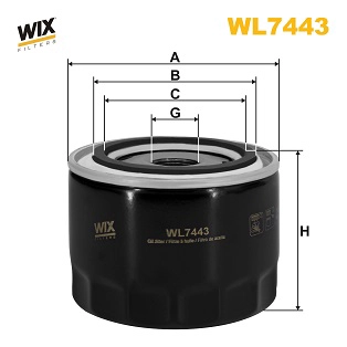 Масляный фильтр WIX WL7443