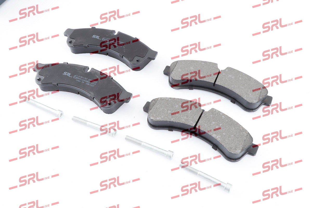 Комплект тормозных колодок дисковый тормоз SRLINE S70-1797