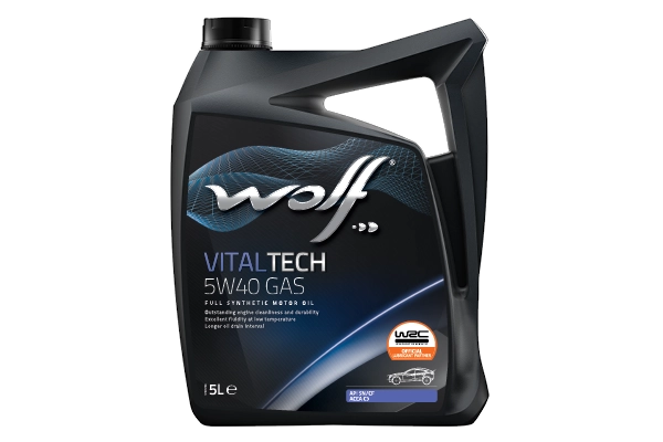 Моторное масло wolf vitaltech 5w40 gas WOLF 8326097