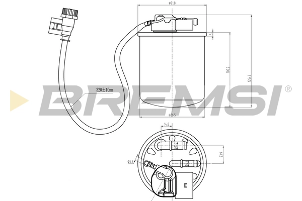 Топливный фильтр BREMSI FE0383