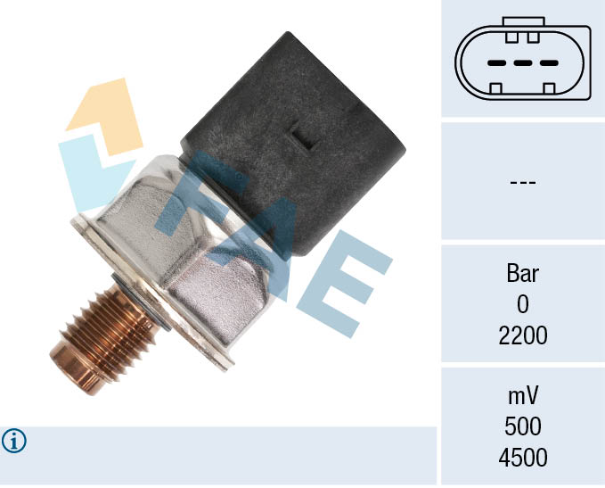 Датчик давление подачи топлива FAE 15605