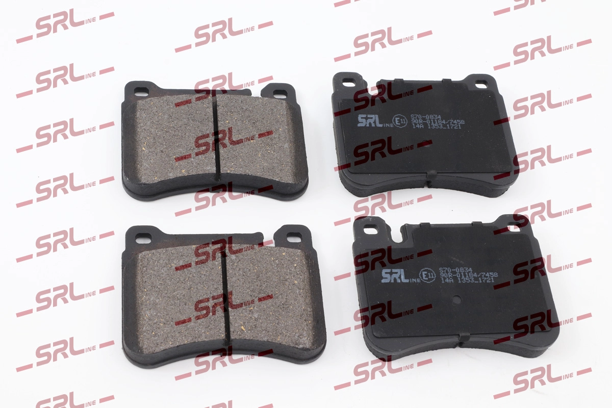 Комплект тормозных колодок дисковый тормоз SRLINE S70-0834