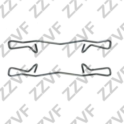Комплектующие колодки дискового тормоза ZZVF ZVCER243