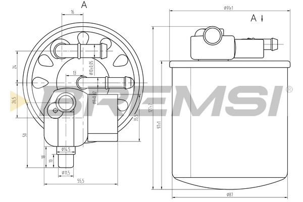 Топливный фильтр BREMSI FE0056