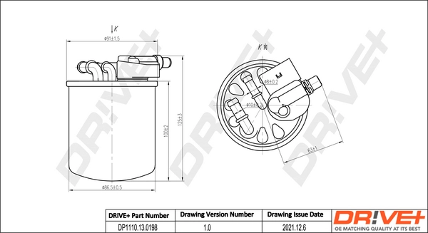 Топливный фильтр DR!VE+ DP1110.13.0198