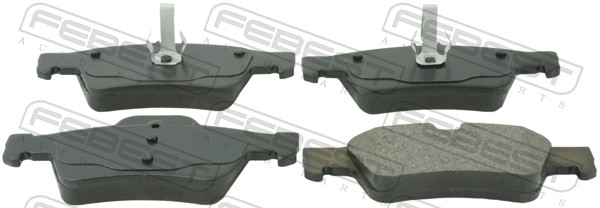 Комплект тормозных колодок дисковый тормоз FEBEST 1601-211R