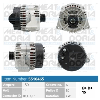 Генератор MEAT & DORIA 5510465