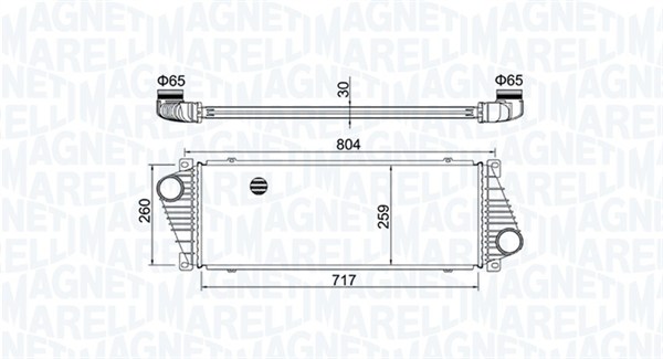 Интеркулер MAGNETI MARELLI 351319205020