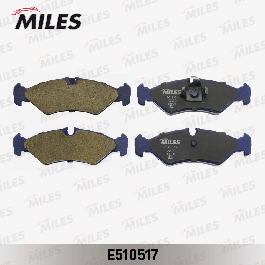 Комплект тормозных колодок дисковый тормоз MILES E510517