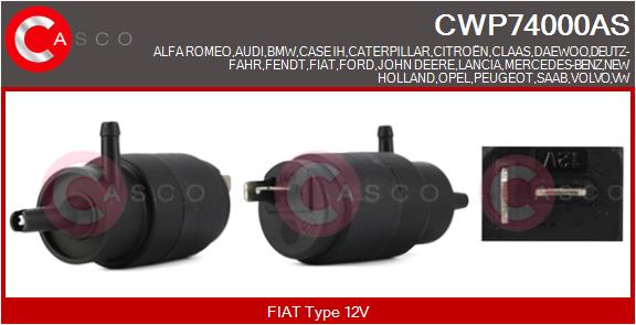 Водяной насос система очистки окон brand new hq CASCO CWP74000AS