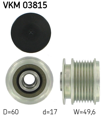 Механизм свободного хода генератора SKF VKM 03815