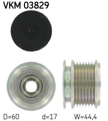 Механизм свободного хода генератора SKF VKM 03829