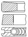 Комплект поршневых колец FAI AUTOPARTS PR101-000