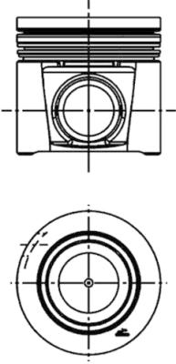 Поршень KOLBENSCHMIDT 41707610