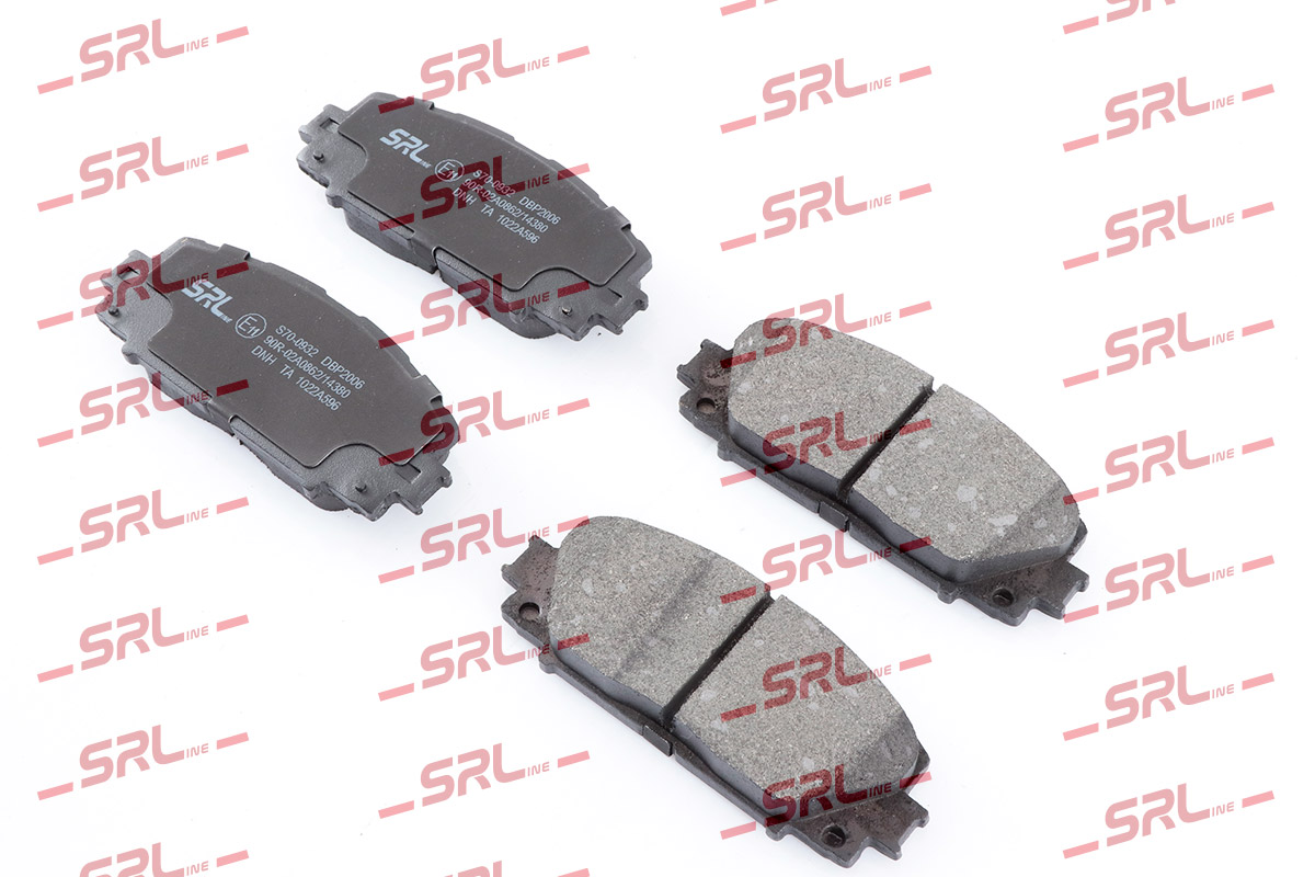 Комплект тормозных колодок дисковый тормоз SRLINE S70-0932