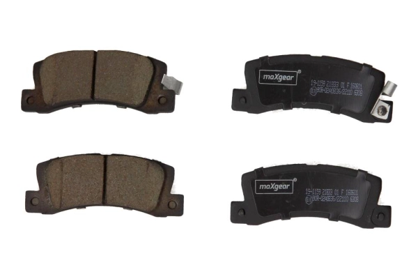 Комплект тормозных колодок дисковый тормоз MAXGEAR 19-1159