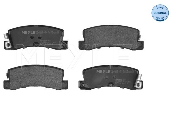 Комплект тормозных колодок дисковый тормоз meyle-original true to oe. MEYLE 025 200 7615/W