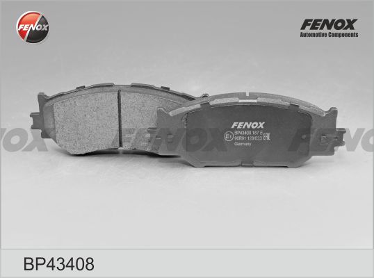 Комплект тормозных колодок дисковый тормоз FENOX BP43408