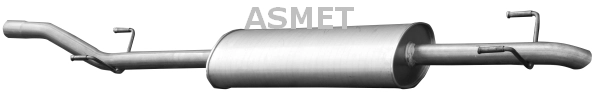 Глушитель выхлопных газов конечный ASMET 02.045