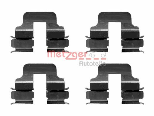 Комплектующие колодки дискового тормоза greenparts METZGER 109-1247
