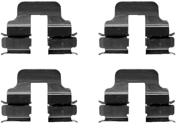 Комплектующие колодки дискового тормоза MINTEX MBA1247