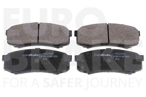 Комплект тормозных колодок дисковый тормоз EUROBRAKE 5502224538