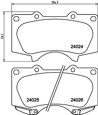 Комплект тормозных колодок дисковый тормоз strong ceramic NISSHINBO NP1012SC