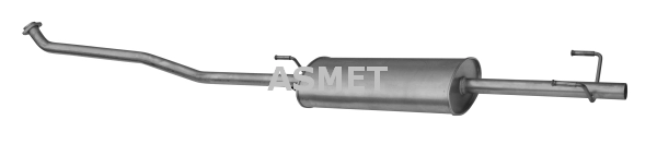 Средний глушитель выхлопных газов ASMET 02.048