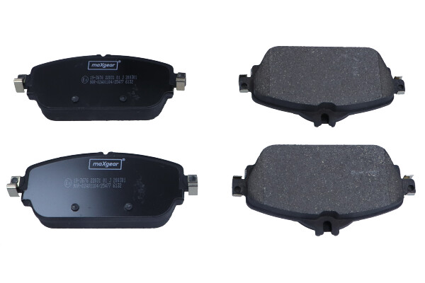 Комплект тормозных колодок дисковый тормоз MAXGEAR 19-3676