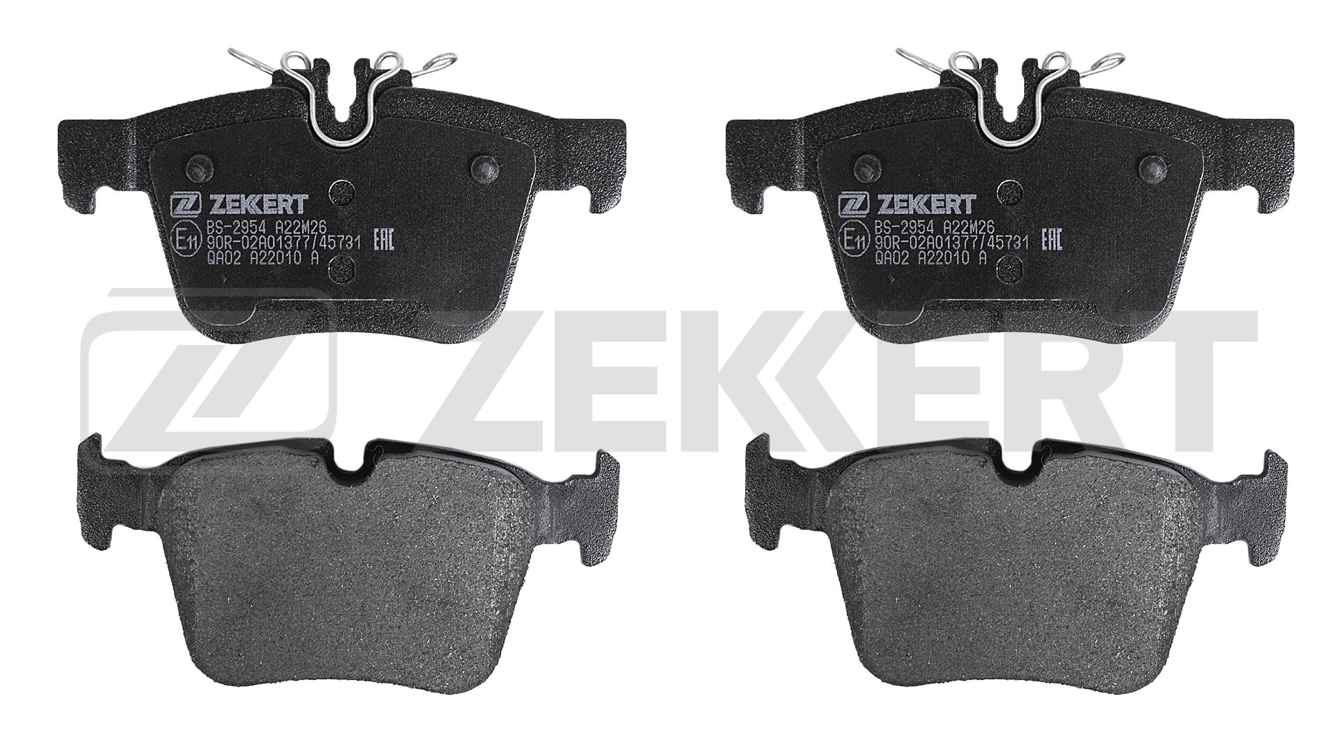Комплект тормозных колодок дисковый тормоз ZEKKERT BS-2954
