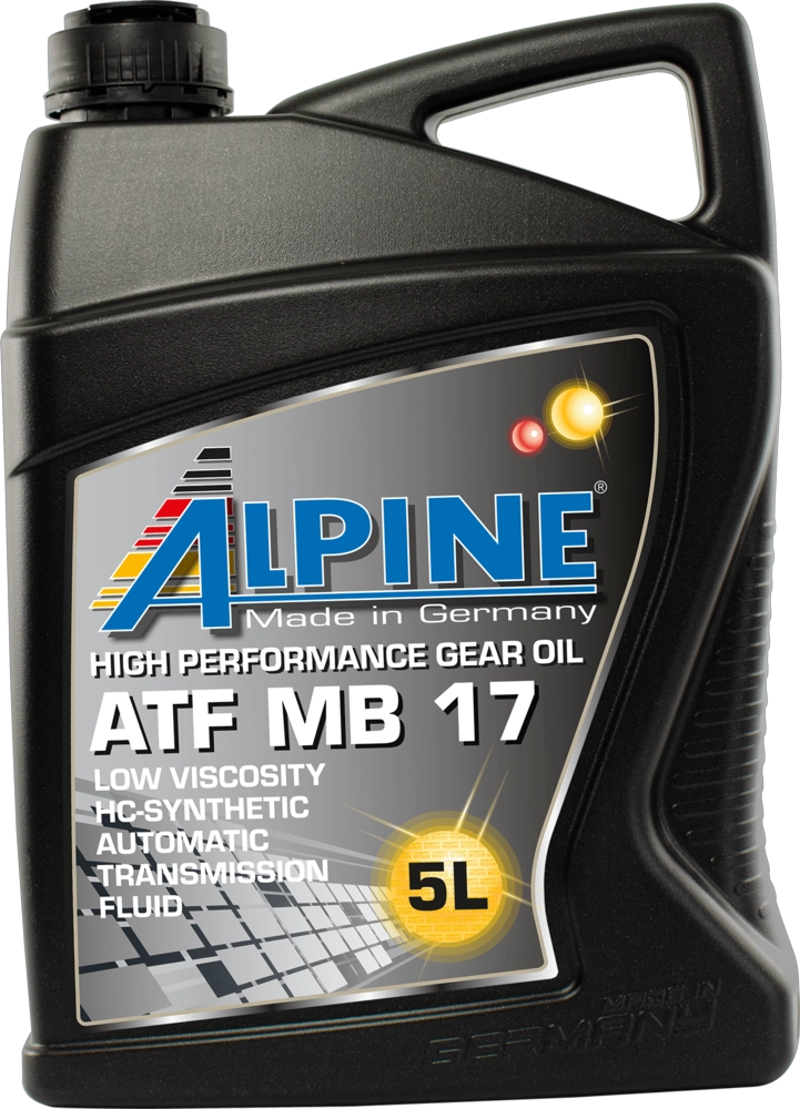 Масло автоматической коробки передач atf mb 17 ALPINE 0101652