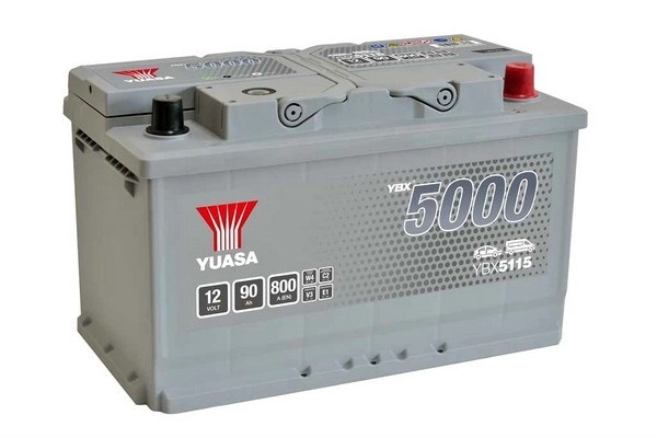 Стартерная аккумуляторная батарея ybx5000 silver high performance smf batteries YUASA YBX5115