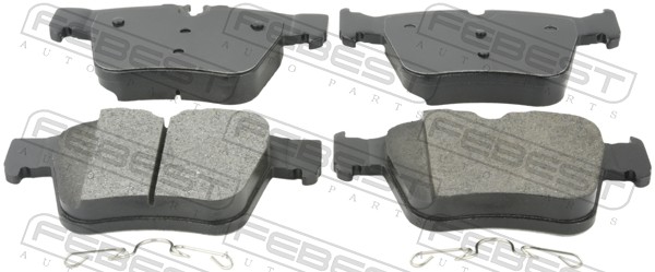 Комплект тормозных колодок дисковый тормоз FEBEST 1601-205R