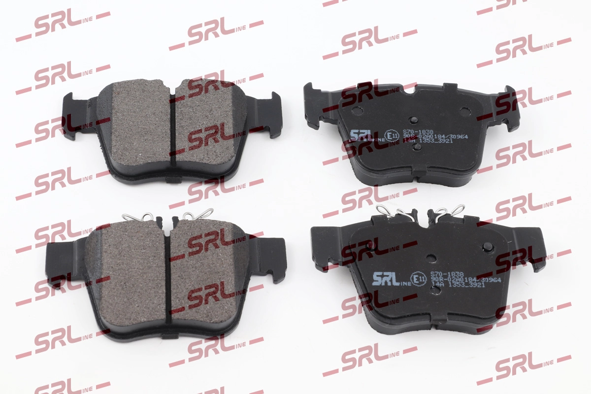 Комплект тормозных колодок дисковый тормоз SRLINE S70-1838