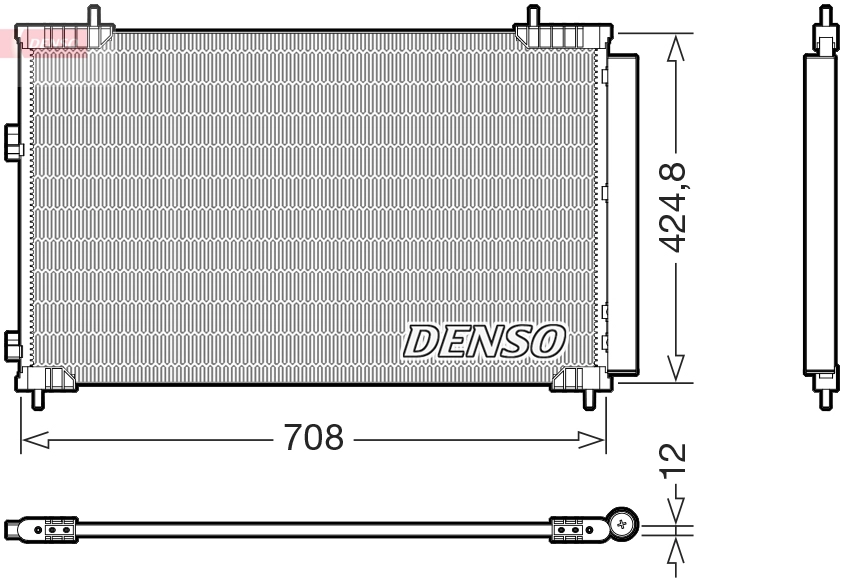 Конденсатор кондиционер DENSO DCN51018