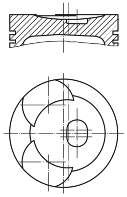 Поршень MAHLE/KNECHT 002 44 03