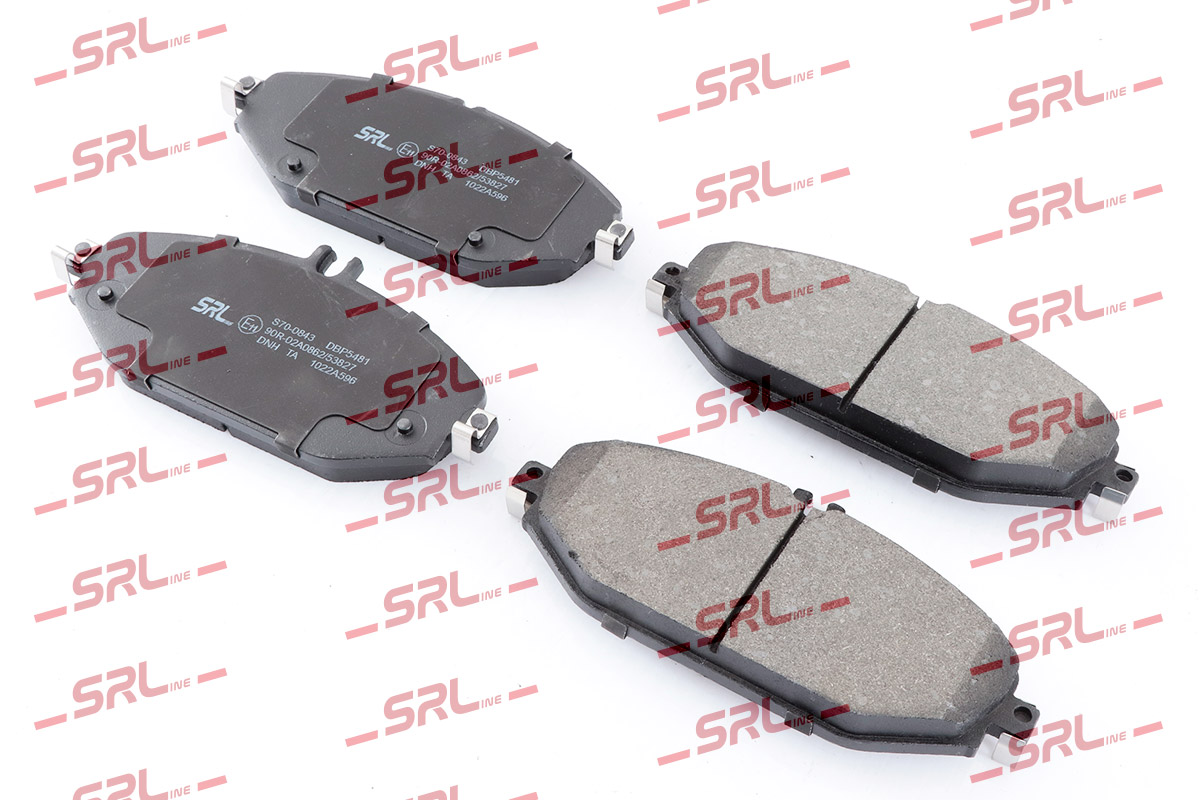 Комплект тормозных колодок дисковый тормоз SRLINE S70-0843