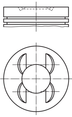 Поршень MAHLE/KNECHT 002 85 02