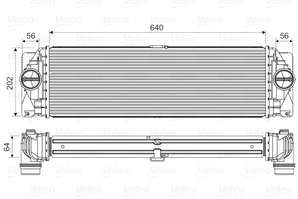 Интеркулер VALEO 818341